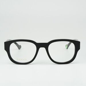NEW Gucci GG1429O 003 Black Green Havana Square Men Eyeglasses GG 1429O